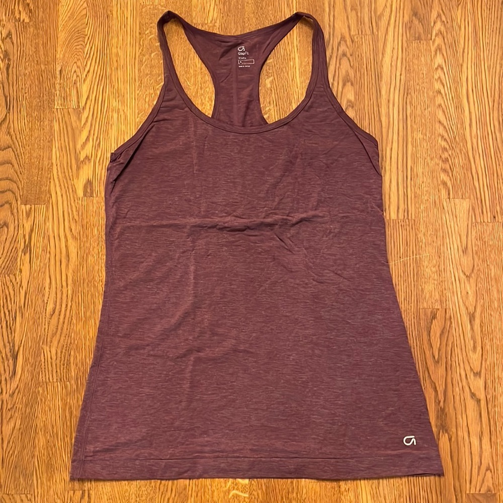 GAPFit Breathe Racerback Tank Top - Purple